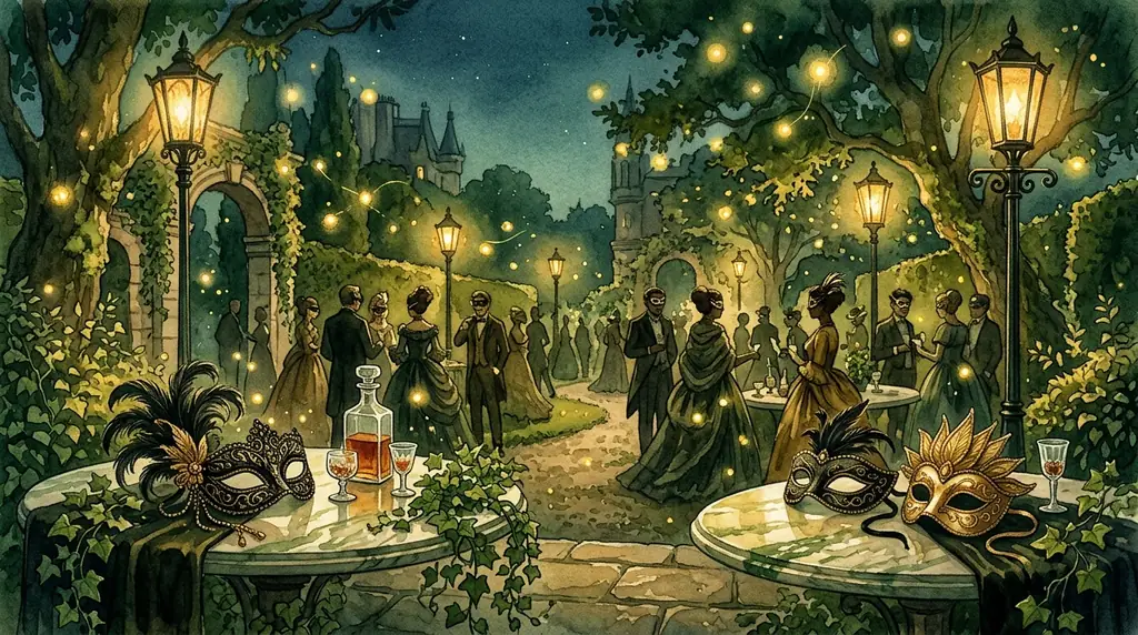 The shadowy guests of the masquerade